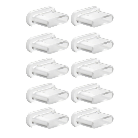 USB C Staubschutzkappe Silikon, transparent