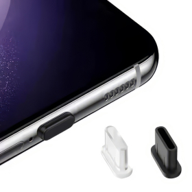 USB C Staubschutzkappe Silikon, transparent