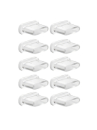 USB C Staubschutzkappe Silikon, transparent