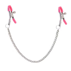 beKinky Nippelklemmen Chain Dom, rosa