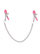 beKinky Nippelklemmen Chain Dom, rosa