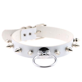 beKinky Halsband YES Master, weiss