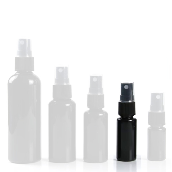 Spr&uuml;hflasche FineDust Zerst&auml;uber Black, 20 ml
