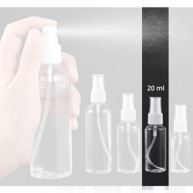 Spr&uuml;hflasche FineDust Zerst&auml;uber Transp, 20 ml