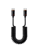USB-C - USB-C, 100W, Spiralkabel