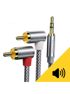 90&deg; RCA (Cinch) zu 3.5 mm Klinke