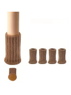 All Care Stuhlbein-Stulpen Socken, 4er-Set, hellbraun