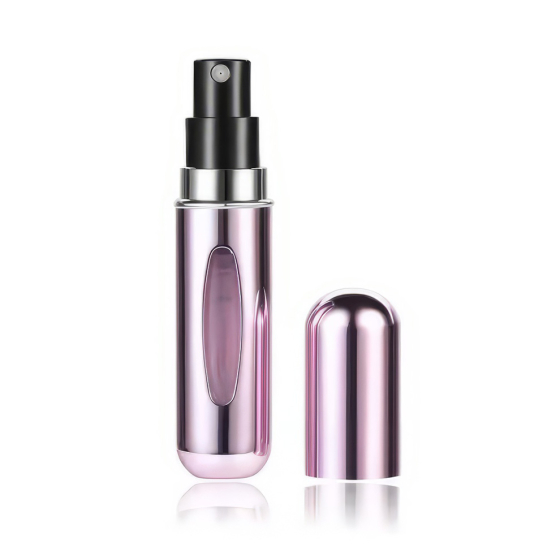 Mini Parf&uuml;mzerst&auml;uber Flasche, 8 ml, pink