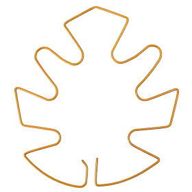 Pflanzen Halterung St&uuml;tze, gold
