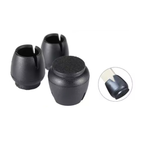 Eazy Stuhlbein Stulpen Rund, 4er-Set, Gr. M, schwarz