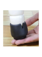 Eazy Stuhlbein Stulpen Rund, 4er-Set, Gr. M, schwarz