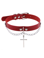 beKinky Halsband Sanctity, rot