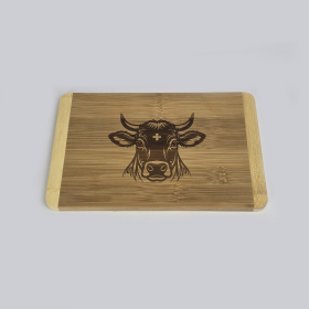 Fr&uuml;hst&uuml;cksbrettchen mit Gravur, Edition Swiss Cow