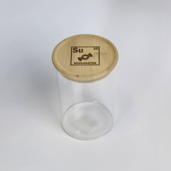 Vorratsglas mit Gravur, S, Edition S&uuml;ssigkeiten