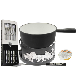 Silver Appenzell Fondue-Set 9-tlg Bc