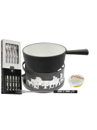 Silver Appenzell Fondue-Set 9-tlg Bc