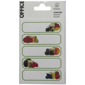 Etiketten Einmach 79 x 23 mm, 15 Stk.