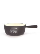 THE FONDUE IS CALLING Caquelon schwarz &Oslash;  20 cm