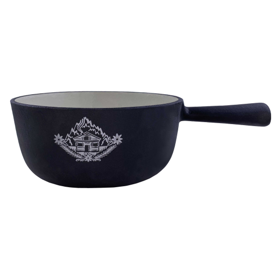 CHALET Caquelon schwarz, 20 cm