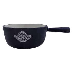 CHALET Caquelon schwarz, 20 cm
