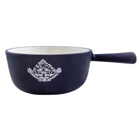 CHALET Caquelon schwarz, 22 cm