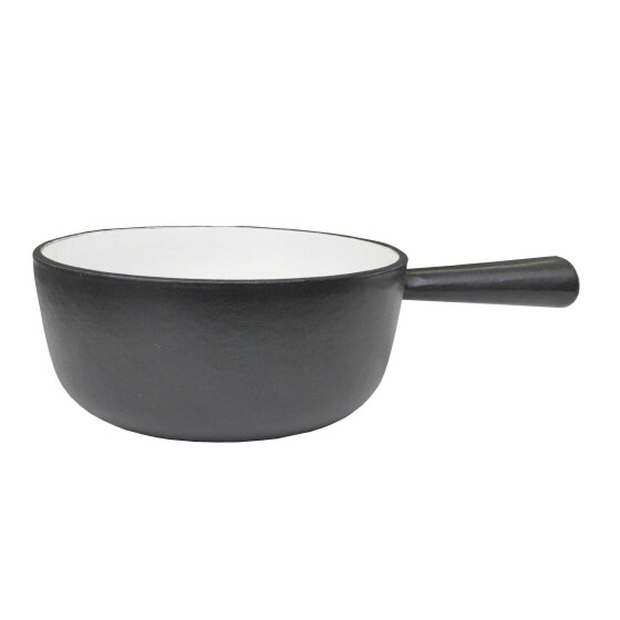 Caquelon Gusseisen schwarz &Oslash;  18 cm