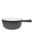 Caquelon Gusseisen schwarz &Oslash;  18 cm