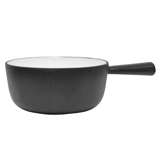 Caquelon Gusseisen schwarz &Oslash;  20  cm 1.8 Lt.