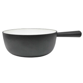 Caquelon Gusseisen schwarz &Oslash;  22  cm 2.3 Lt.