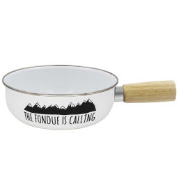 FONDUE IS CALLING Caquelon emailliert, 21 cm