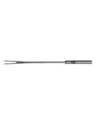 Garnitur 6 Fonduegabeln Inox mit Ringen
