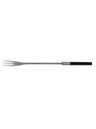 Garnitur 6 Fonduegabeln Inox ABS, schwarz