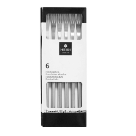 Garnitur 6 Fonduegabeln Inox