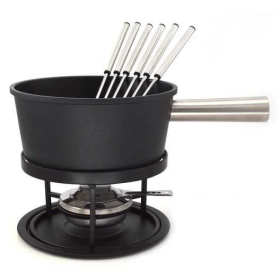 Cloud Fondue-Set, Aluminium, 21 cm