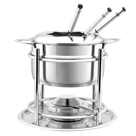 Fondue Set 11-tlg Edelstahl 18/8