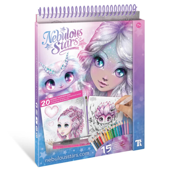 Wasserfarben Set mit Buch