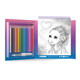 Wasserfarben Set mit Buch