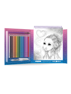 Wasserfarben Set mit Buch