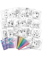 Wasserfarben Set mit Buch