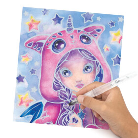 Aquarellbuch-Set Pyjama Party