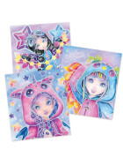 Aquarellbuch-Set Pyjama Party