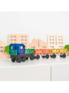 Regenbogen Zug Pack, 50-teilig, 2 Wagons