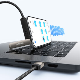 USB-A - USB-C, 100W, 7A inkl. Halter-Funktion, 2 m