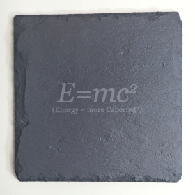 Flaschen Untersetzer, Edition E=mc2