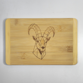 Fr&uuml;hst&uuml;cksbrettchen mit Gravur, Edition Steinbock