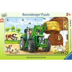 Ravensburger Traktor auf dem Bauernhof