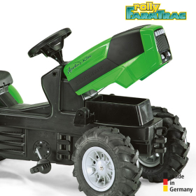 RollyToys Farmtrac Premium Deutz-Fahr Agrotron mit Frontlader & Luftreifen