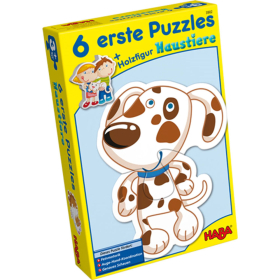 Puzzle Erste Puzzle - Haustiere, 2 x 6 Teile