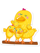 Puzzle Erste Puzzle - Haustiere, 2 x 6 Teile