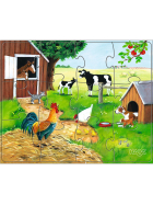 Puzzle Tiere, 18 Teile
